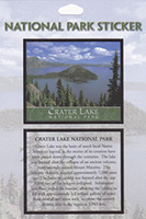 Impact Photographics Crater Lake National Park Passport Sticker